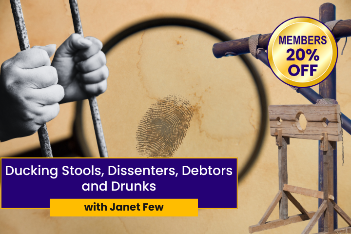 Ducking Tools Ducking Stools, Dissenters, Debtors and Drunks: crime and punishment in ...